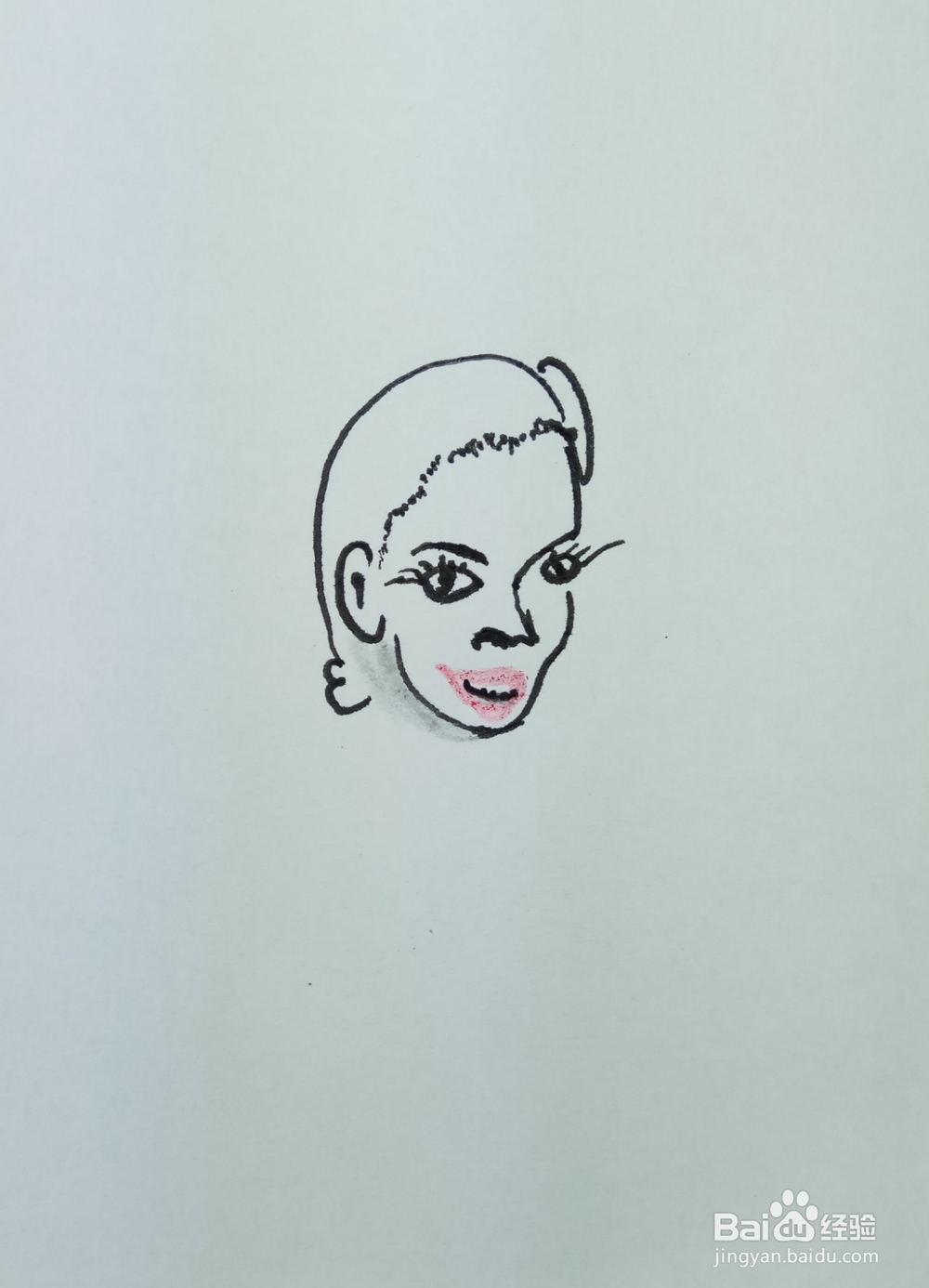 怎样画简笔画“白骨精”