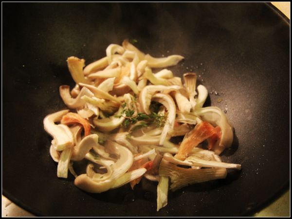 凤尾菇意大利烩饭