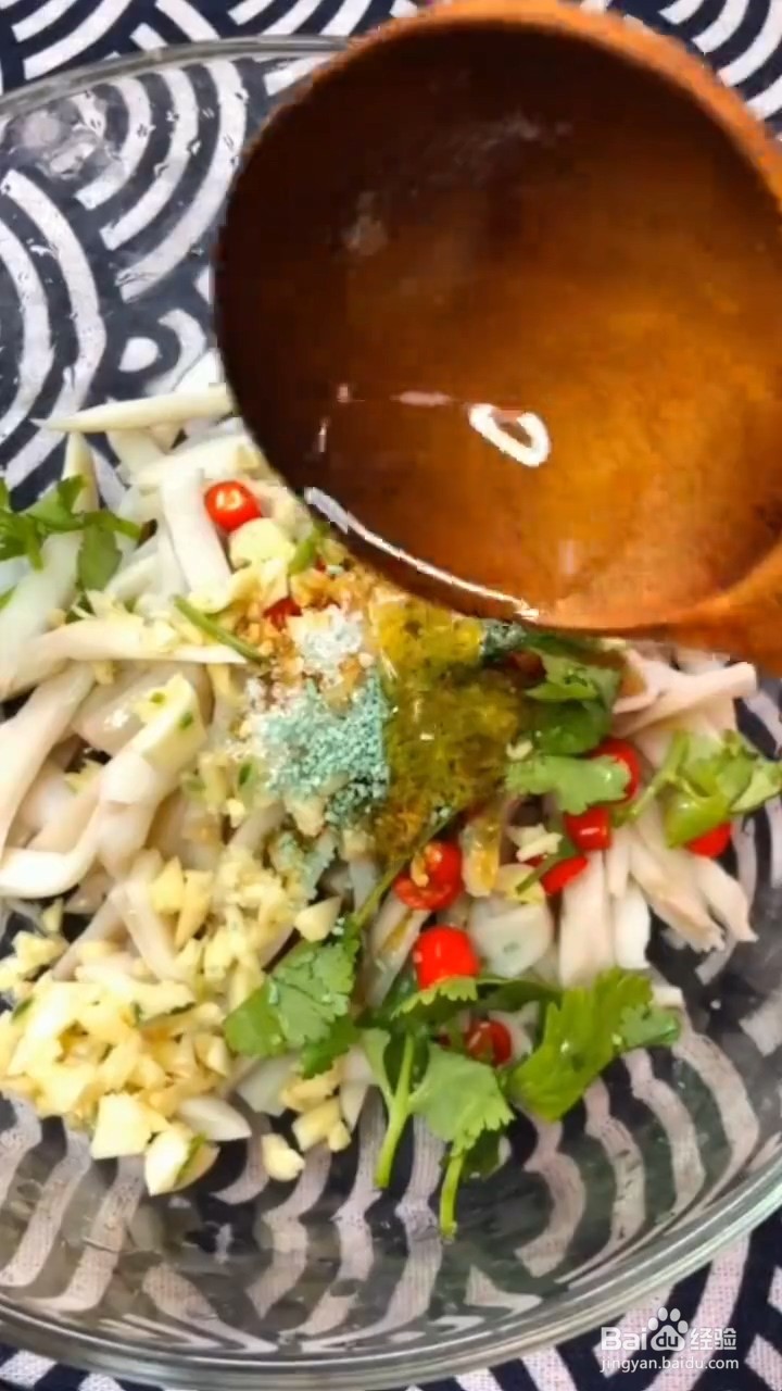 凉拌杏鲍菇在家要怎么做