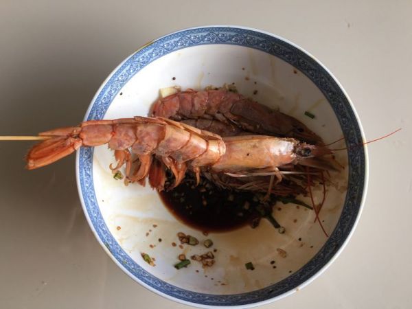 蒜香烤阿根廷红虾