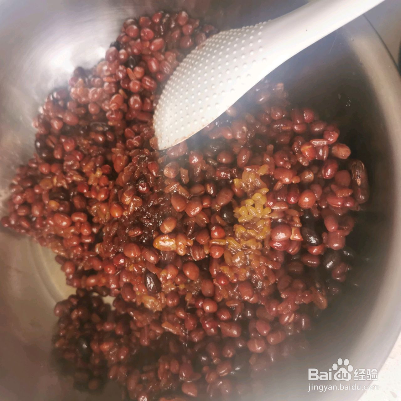 粘豆包杂粮料足的做法