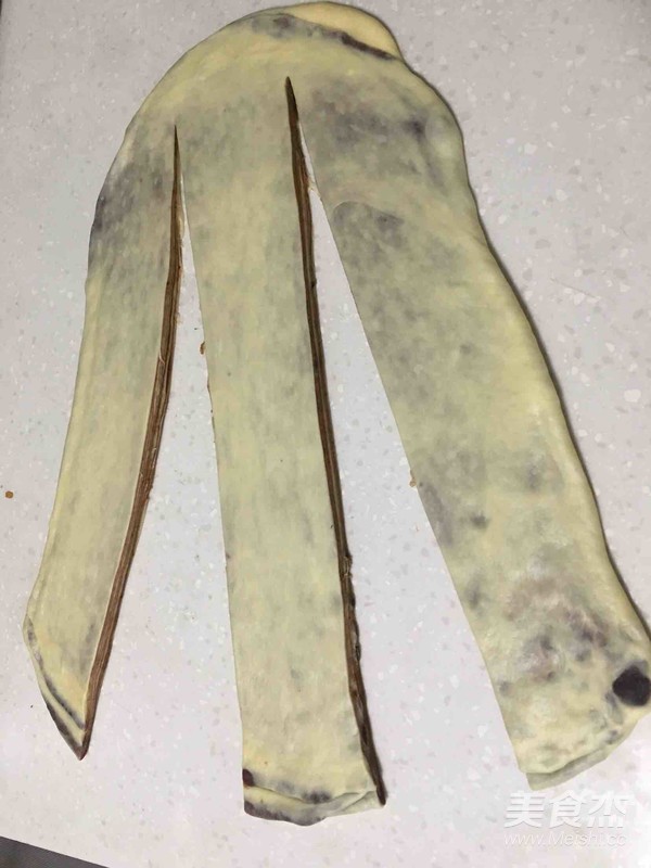 大理石纹豆沙吐司