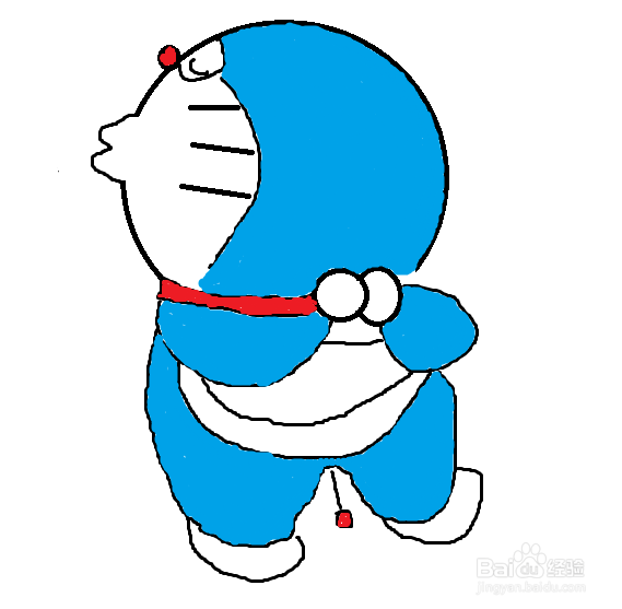 哆啦A梦简笔画怎么画？