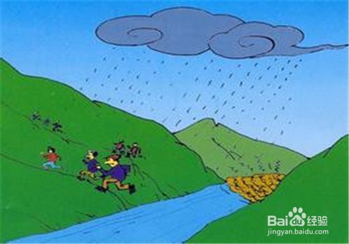 怎样躲避泥石流