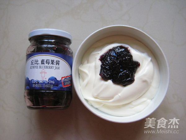 渐变蓝莓冻芝士蛋糕