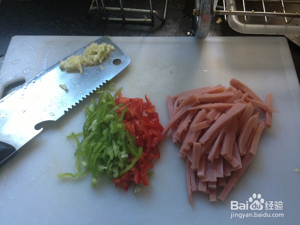 【懒人菜谱】黑椒火腿意大利面