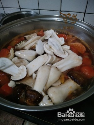 鲜姬松茸肉片汤