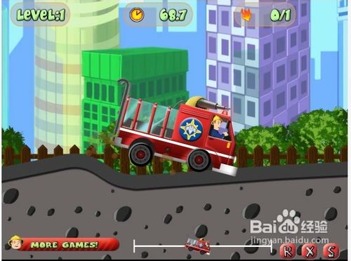 消防员驾驶救火车小游戏怎么玩？