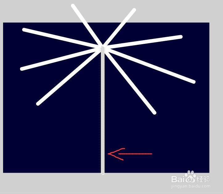 flash绘制一个烟花散开的效果