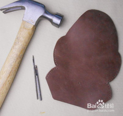 手工制作牛皮墨镜包的制作方法