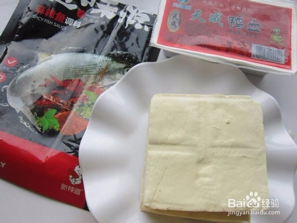 怎么做鸭血豆腐煲