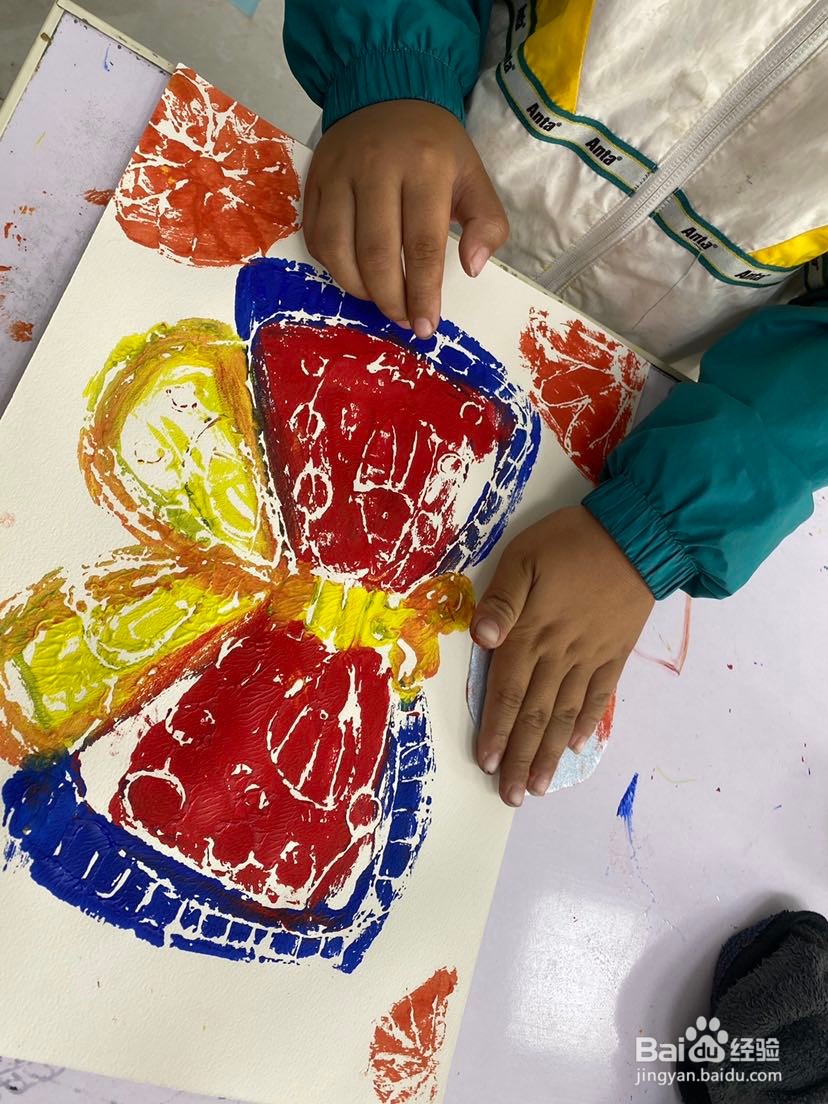 如何画出漂亮的吹塑画 --蝴蝶