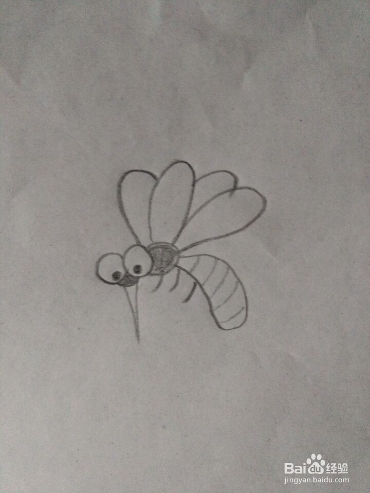 讨厌的蚊子怎么画