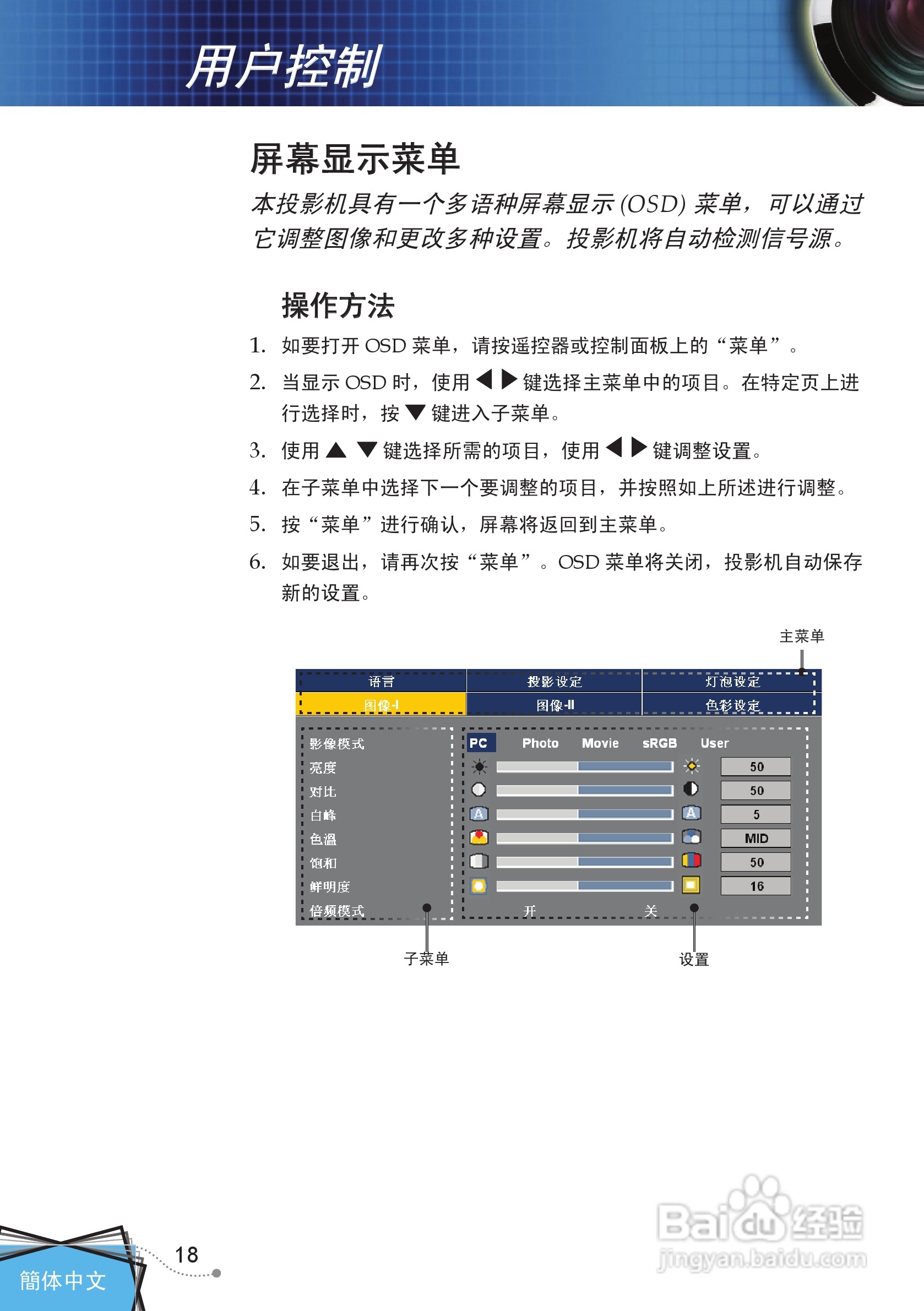 奥图码 DP7249投影机说明书:[2]