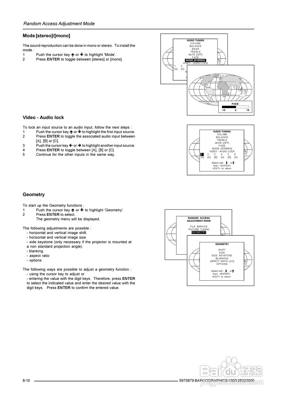 Barco巴可 GRAPHICS 6300投影机说明书:[4]