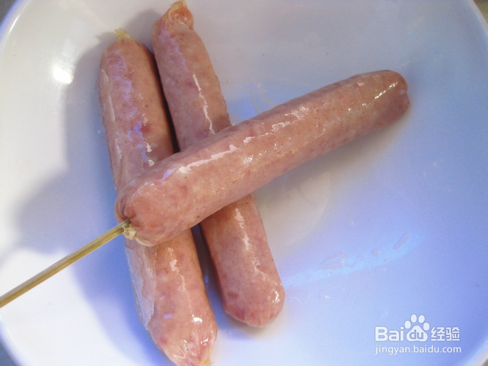 上班族快手早餐——香肠鸡蛋卷