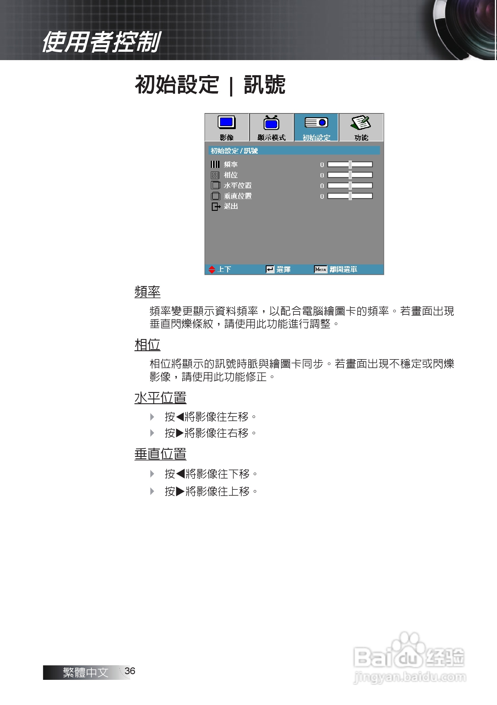 奥图码 EW674投影机说明书:[4]