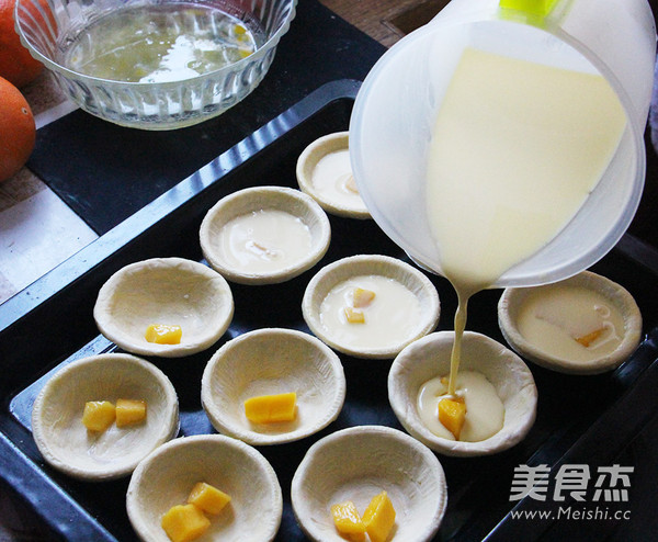 芒果蛋挞的做法