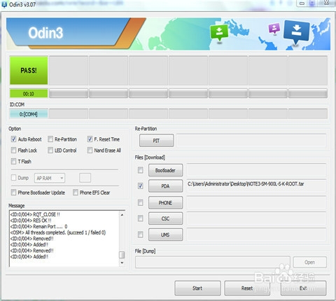 GALAXY S6 edge G925FQ rooot变砖无限重启修复