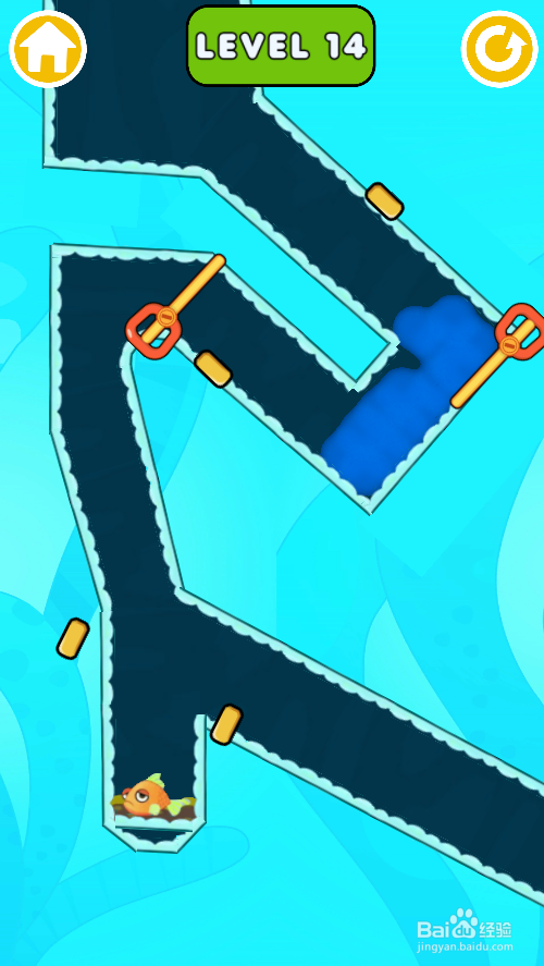 如何营救小金鱼（Level 14）