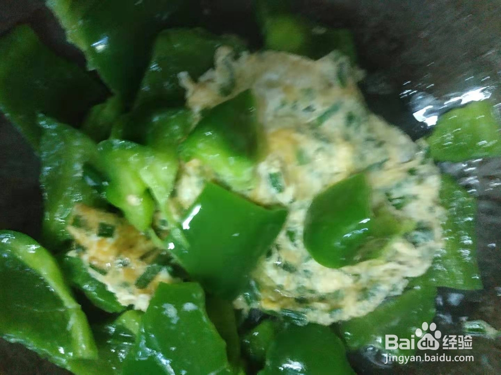 快手菜——青椒番茄炒鸡蛋