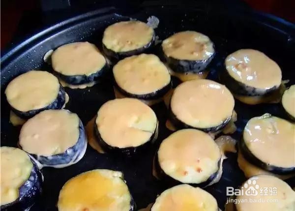 香煎鸡蛋茄子饼