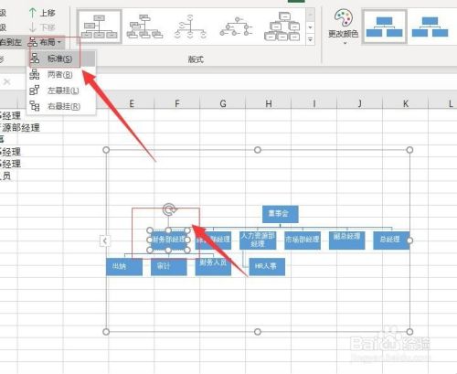 Excel 如何制作组织架构图 Excel制作组织架构图