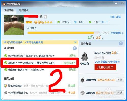 QQ等级如何加速