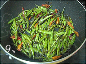 芽菜干煸四季豆