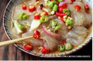 营养美味冰镇酸辣蜇头的做法