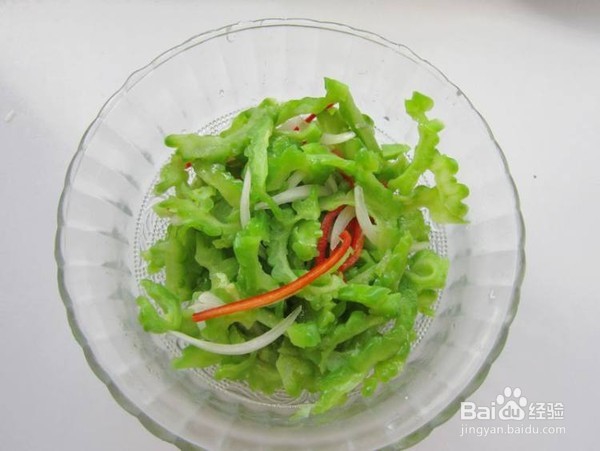 凉拌苦瓜的做法