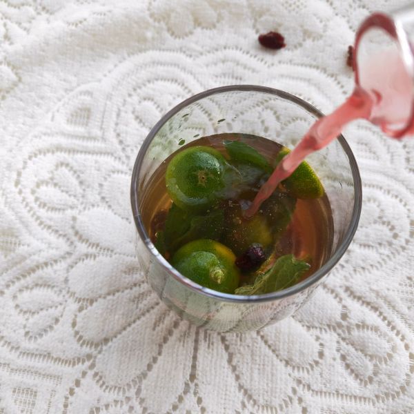 薄荷蔓越莓果汁