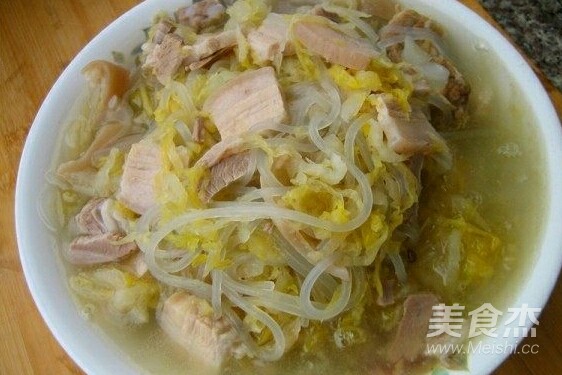 酸菜粉条的做法