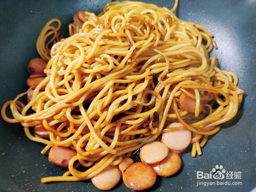 不可思议的金针菇炒面