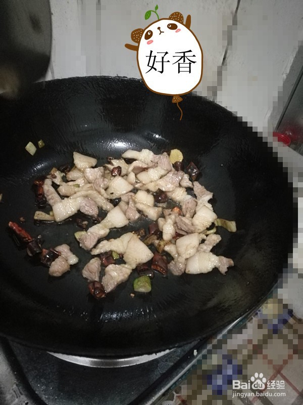 豆芽炒肉（美味家常菜）