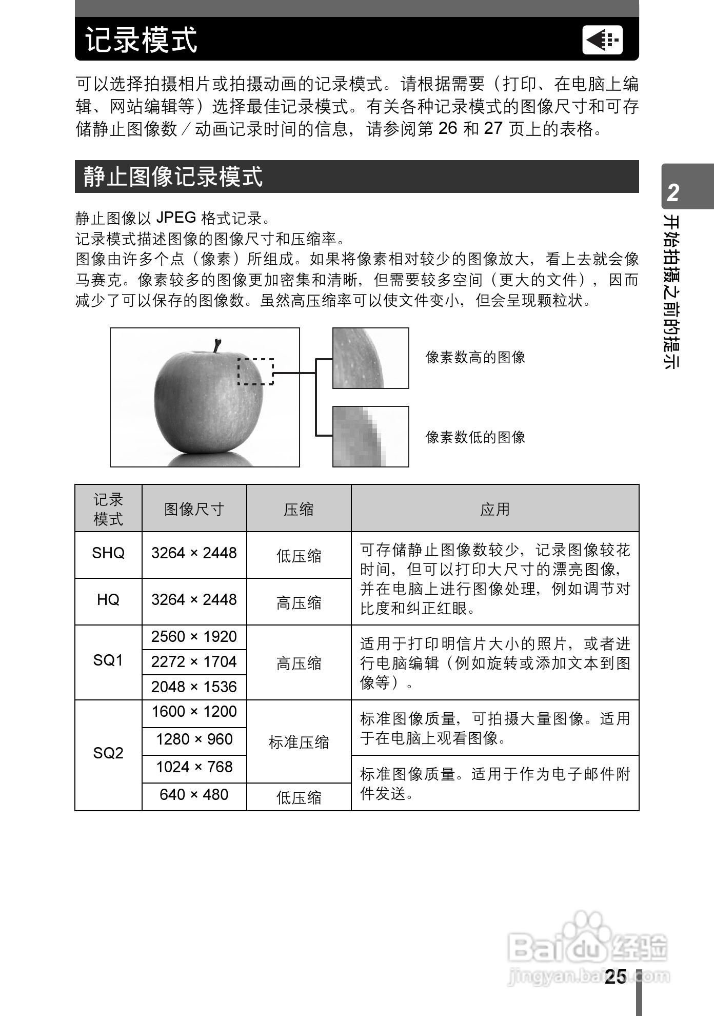 奥林巴斯 Stylus800数码相机说明书:[3]