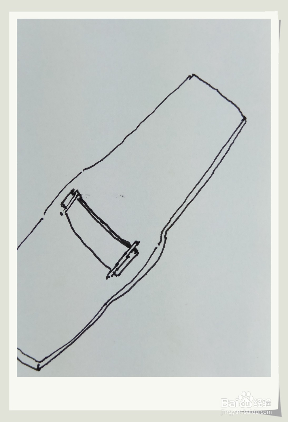 怎样画钢笔画“擦板”？