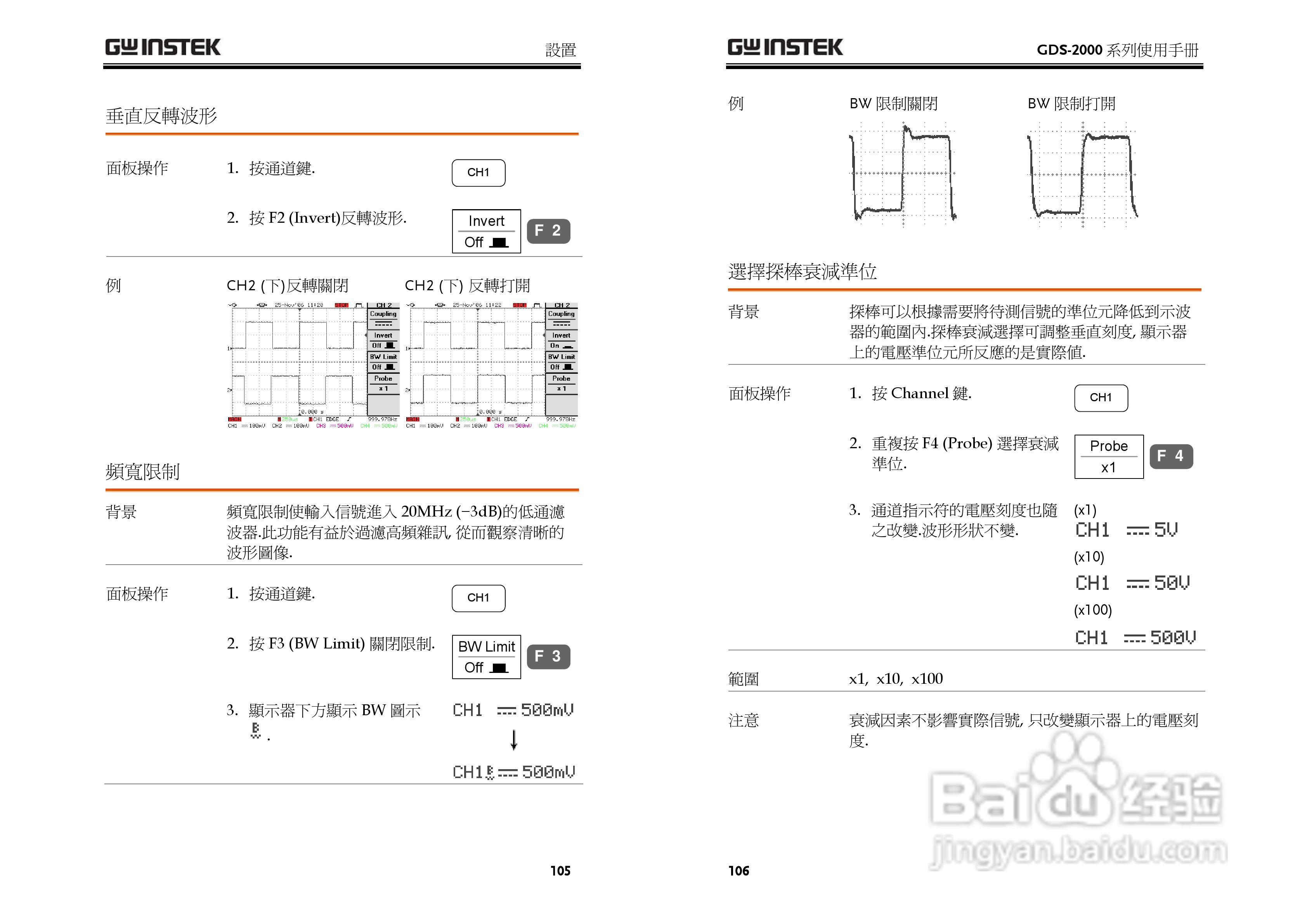 GDS-800 Series数字示波器使用说明书:[6]