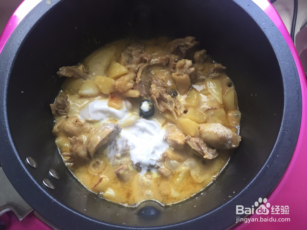 满屋飘香--椰汁咖喱鸡