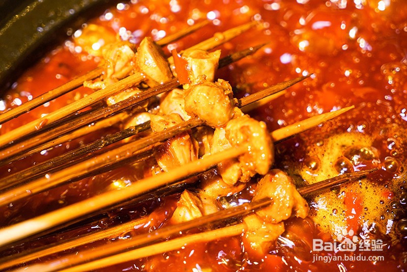 钢五区小郡肝麻辣串串香的制作方法