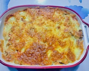 黑胡椒鸡肉芝士焗饭的美味做法