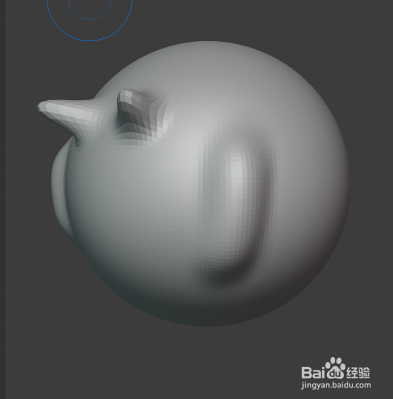 在blender2.9如何使用雕刻自由线笔刷工具