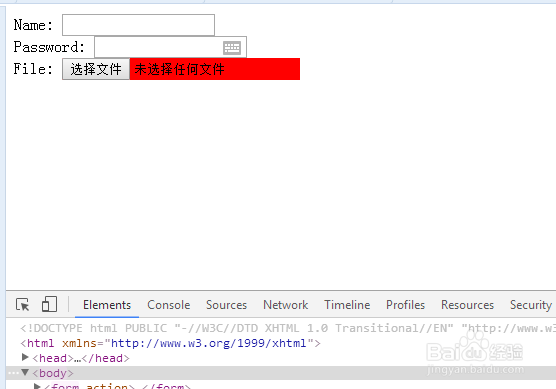 jQuery:file选择器选取类型为 file 的input元素