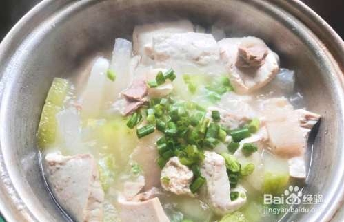 冬瓜豆腐肉片汤怎么做