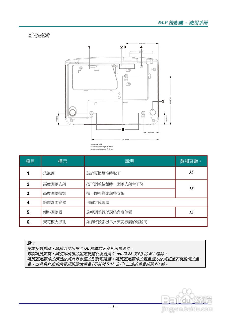丽讯D535投影机使用说明书:[2]