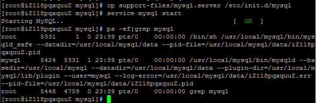 linux安装mysql,并开启远程访问