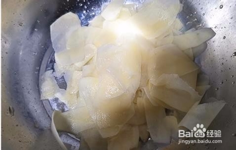 土豆切片方法