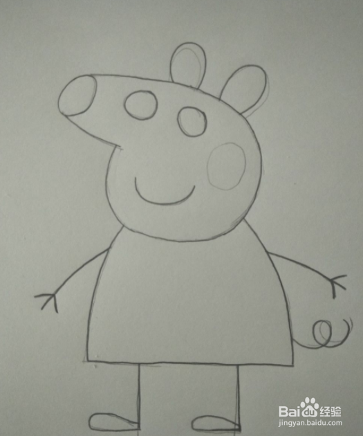 小猪佩奇简笔画