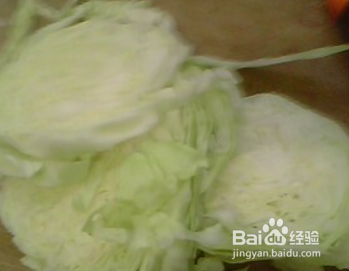 卷心菜味面条的做法