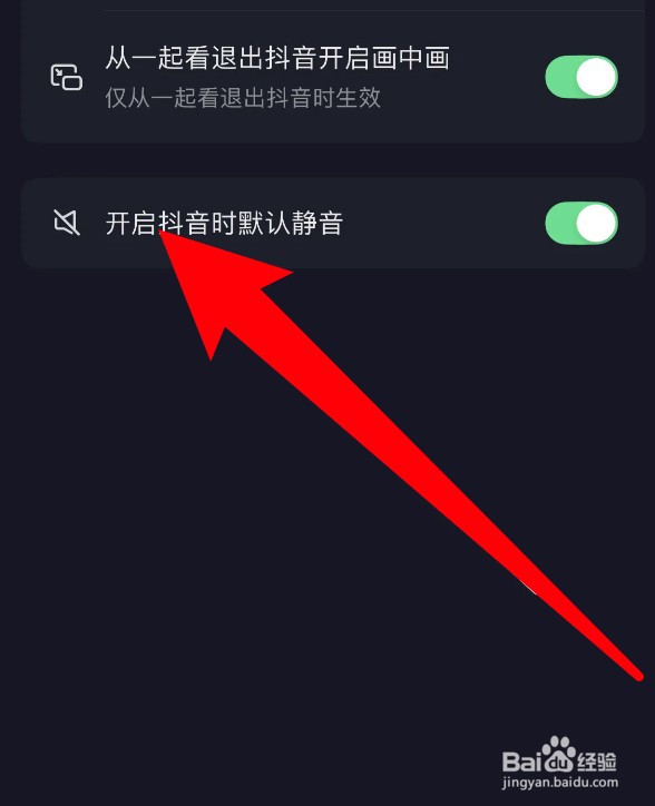 怎么设置抖音开启时默认静音